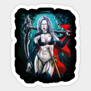 Lady Death Sticker